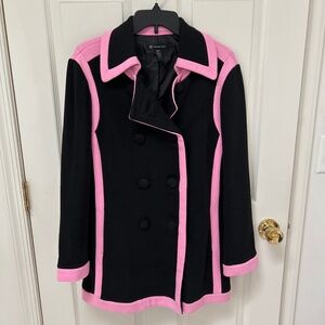Stylish Black/Pink INC coat/jacket